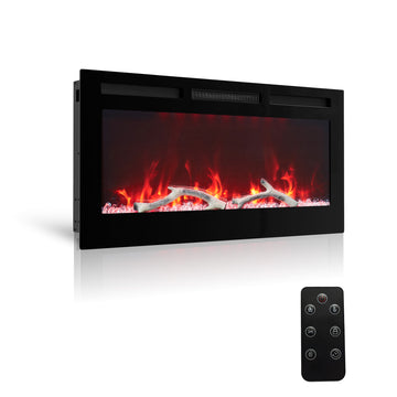36/42/60/72 in. 4780 BTU Recessed/Wall-mounted Electric Fireplace