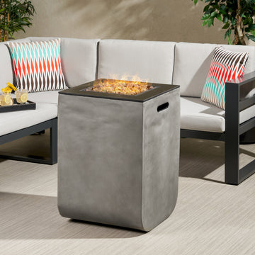 19.5" COLUMN MGO FIRE PIT - 30,000BTU