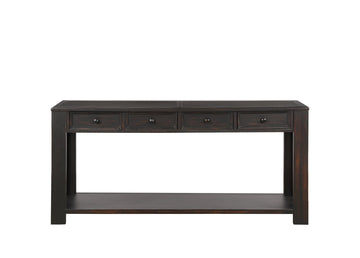 Console Table for Entryway Hallway Sofa Table with Storage Drawers and Bottom Shelf