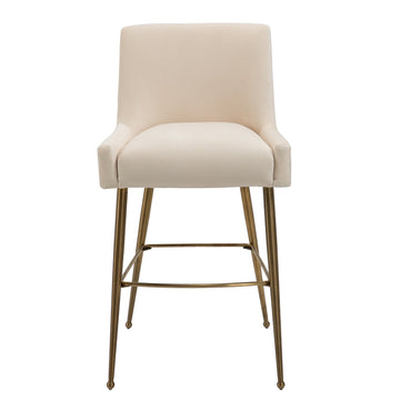 Counter & Bar Stool with Back(Set of 2)