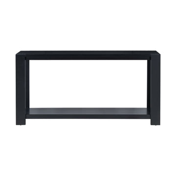 Distinctive Features of a Minimalist Console Table with Bottom Shelf and Four Legs, Suitable for Entryway, Hallway, Living Room, Foyer, Corridor