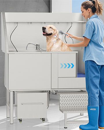 50in Stainless Steel Dog Washing Station