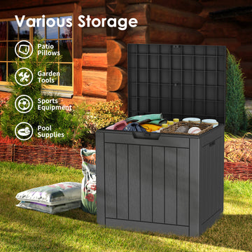 Outdoor 31 Gallon Resin Storage Deck Box