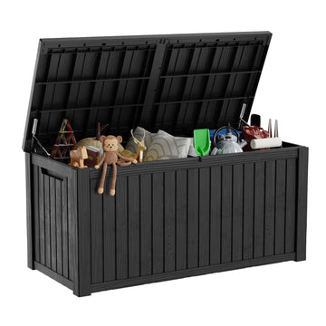 180 Gallon Resin Outdoor Storage Deck Box