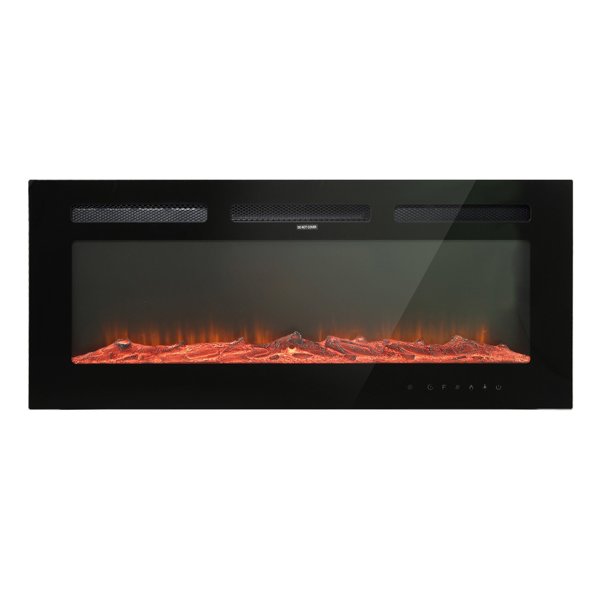36 Inches Classic Built-in or Wall-Mounted Direct Vent Electric Fireplace