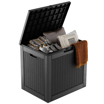 31 Gallon Resin Outdoor Storage Deck Box