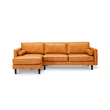 3-Seat L-Shaped Sectional Sofa Couch for Living Room