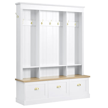 APP-Controlled-LED-Light-Hall-Tree-Storage-Bench-with-Hooks-and-3-Large-Cabinets-for-Hallway