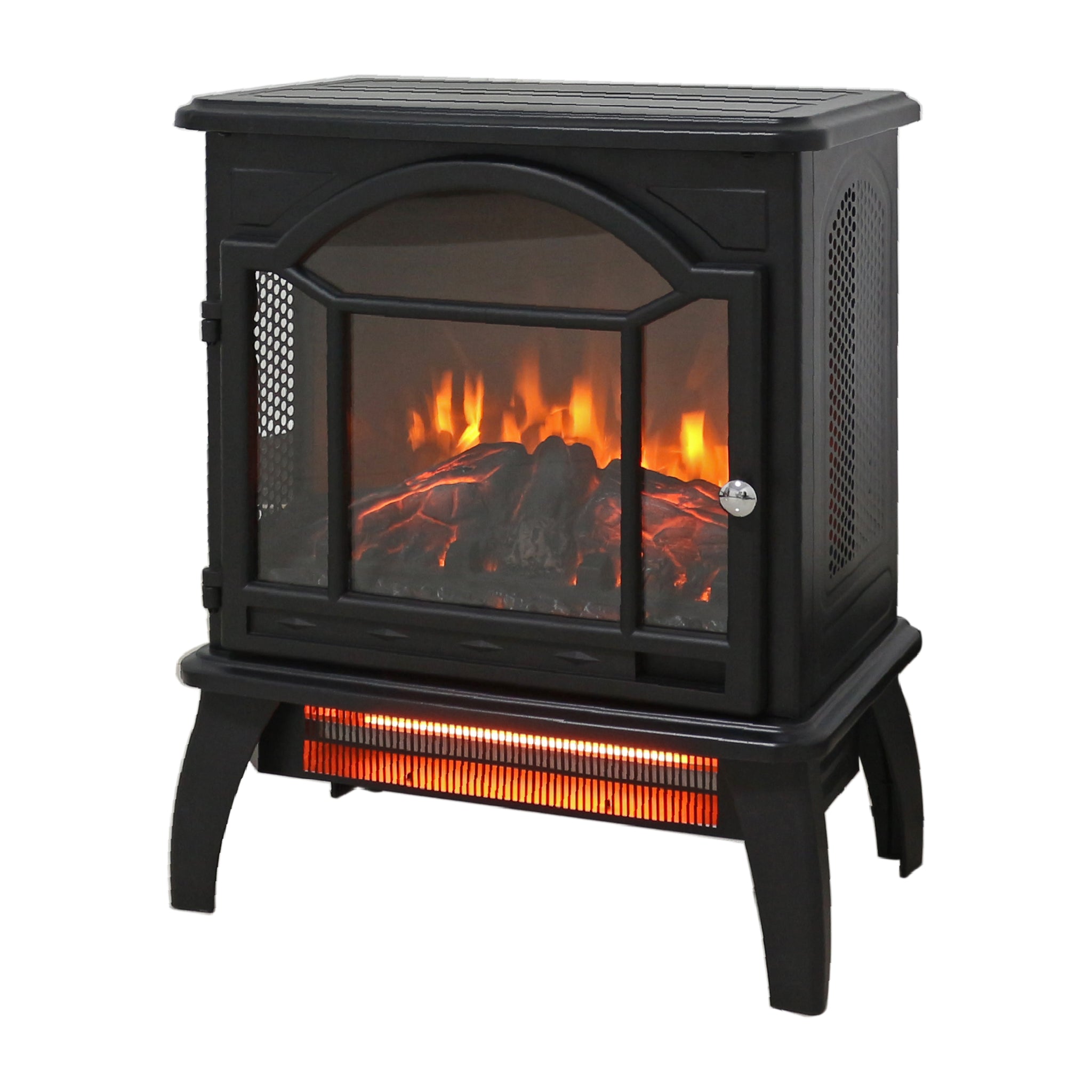 18 inch 3D Flame Electric Infrared Quartz Fireplace Stove with remote control