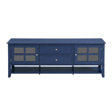 TV Stand for TVs up to 60'', Entertainment Center with Multifunctional Storage Space, TV Cabinet with Modern Design, Media Console for Living Room, Bedroom