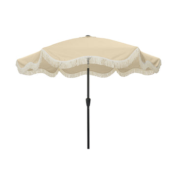 Clihome-9ft-Fringe-Patio-Umbrella-Tilt-Function-Boho-Umbrella