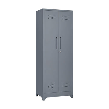 Metal-Lockers-Cleaning-Tool-Storage-Cabinets-With-Locking-Doors