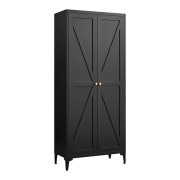 2-Doors-Metal-Storage-Cabinet-Kitchen-Pantry-Cabinet-With-Adjustable-Shelves