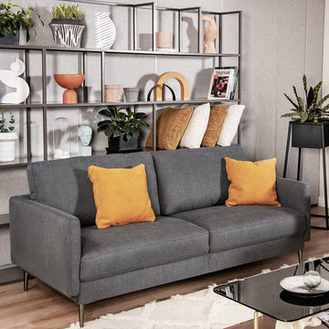 Modern Loveseat/Accent Chair/Sofa Couch Set with Comfy Backrest Cushions