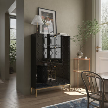 Clihome Shoe Storage Cabinet,Modern Shoe Storage Cabinet with 3 Flip Drawers,Freestanding Hidden Slim Narrow Shoe Rack Cabinet for Entryway,Hallway£¬Black