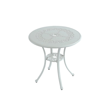 Clihome-Round-Cast-Aluminum-Patio-Side-Table-with-Umbrella-Hole