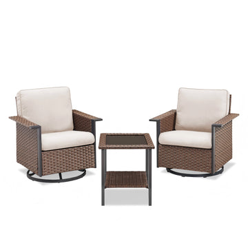 Outdoor-3-Piece-Swivel-Bistro-Set-Patio-Conversation-Set