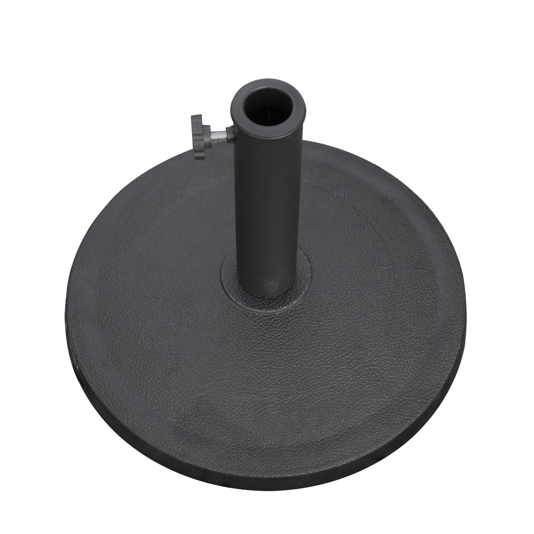 Patio Umbrella Base, Umbrella Stand Base with Adjustable Knob, Patio Table Umbrella Base for Outdoor 1.5''~1.9'' Market Umbrella Heavy Duty Umbrella Holder, Black