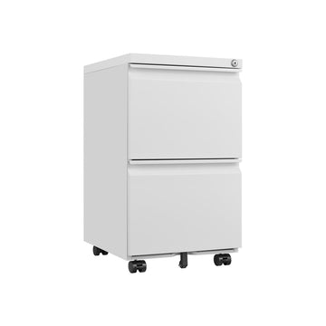 2-Drawers-Lock-Metal-Vertical-Office-File-Cabient-With-Wheels-Mobile