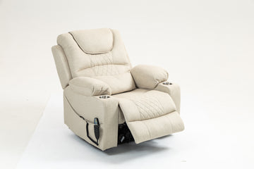 Lounge chair lift chair relax sofa chair sitting room furniture sitting room power supply elderly electric lounge chair (180 degree lying flat)