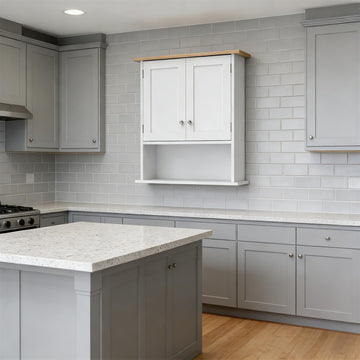 23.6" Floating Storage with Adjustable Shelf, Wall-Mounted Bathroom Cabinet