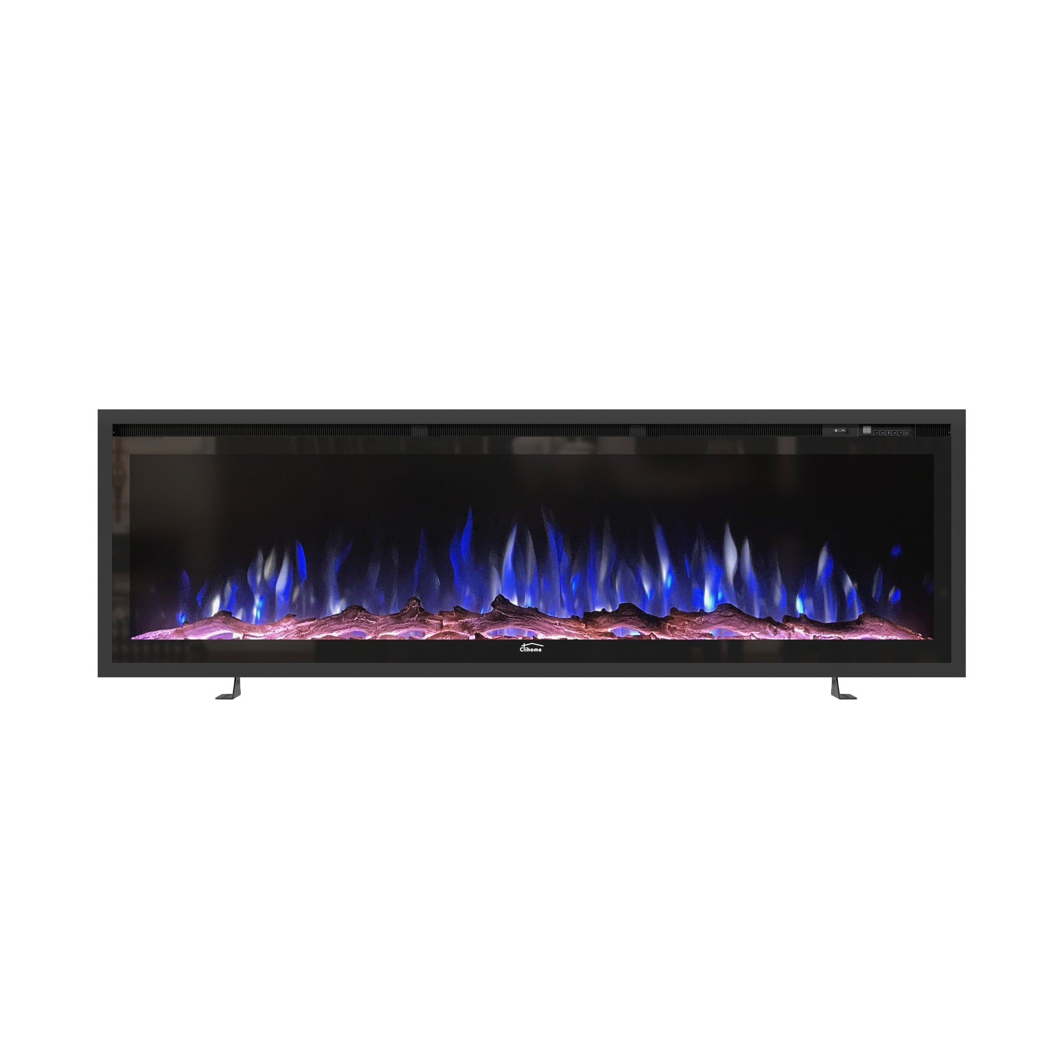 50 Inches Recessed Wall-mounted Freestanding Electric Fireplace