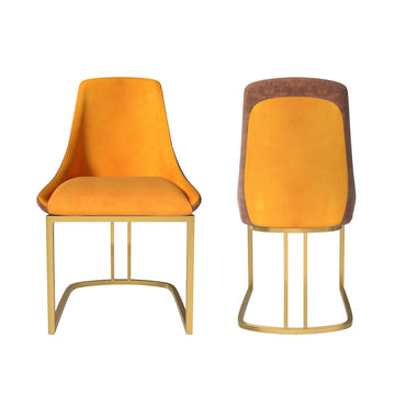 Clihome-Modern-Dining-Chair-with-Metal-Legs(Set-of-2)