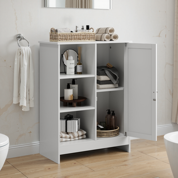 Bathroom Cabinet, Kitchen Freestanding Storage Rack, 23.62