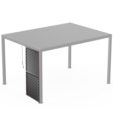Louver Grille 1/3 10f /13ft aluminum frame & louvers