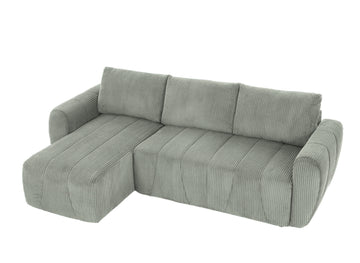 Convertible Sectional Sofa Couch, Modern Fabric 3 Seater L-Shaped Couch for Living Room, Apartment, Office, Small Space