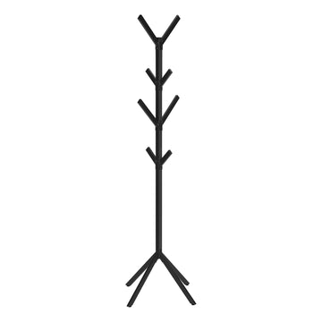 70'' Freestanding Metal Coat Rack 8 Hooks Hall Tree for Entryway Bedroom