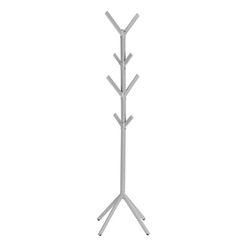 70'' Freestanding Metal Coat Rack 8 Hooks Hall Tree for Entryway Bedroom