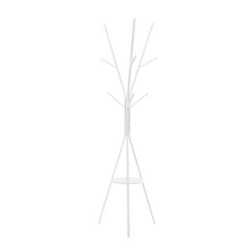 72'' Metal Coat Rack 6 Hooks Hall Tree with MDF Shelf Entryway Bedroom