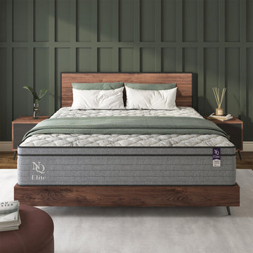 Elite Series Machka Cooling Gel Hybrid Mattress, Grey+White