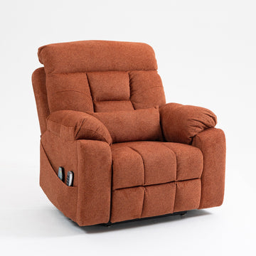 Clihome-Old-age-electric-lift-chair,-flat-high-density-foam-electric-sofa,-with-heating-and-massage-functions,-can-tilt-to-180-degrees,-2-pocket-cup-holders,-2-remote-controls,-4-OKIN-motors