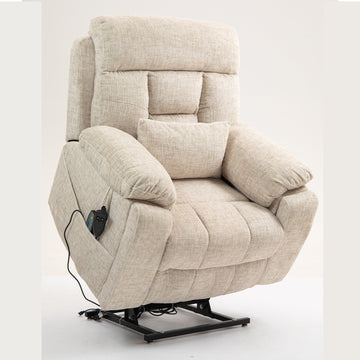 Clihome-Old-age-electric-lift-chair,-flat-high-density-foam-electric-sofa,-with-heating-and-massage-functions,-can-tilt-to-180-degrees,-2-pocket-cup-holders,-2-remote-controls,-dual-OKIN-motors