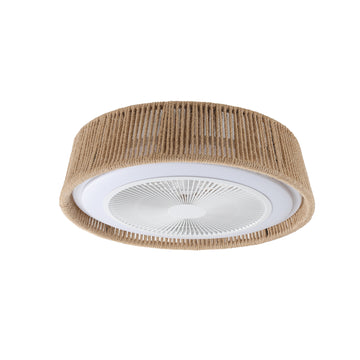 21" Ceiling Fan Light, Silent Remote Control with Timing Function, Adjustable Color Temperature