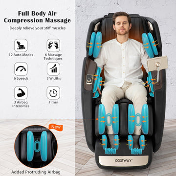 Enjoyment 13 - 3D SL-Track Full Body Zero Gravity Massage Chair with Thai Stretch