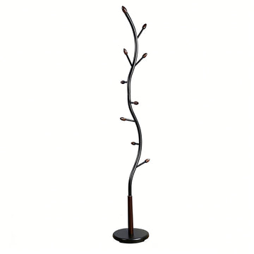 Arles Modern Branch Coat Rack 9 Hooks 74.8'' Metal & Wood