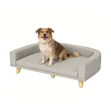 Pet Sofa with Washable Cushion for Large Dogs & Cats