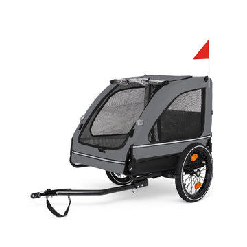 88LB Capacity Pet Bike Trailer for Small and Medium Dogs ¨C Foldable, Non-Slip & Safe