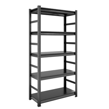 5-Tier Heavy Duty Metal Storage Shelving Adjustable Garage Kitchen Rack