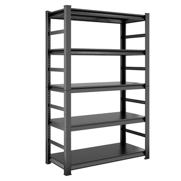 5-Tier Heavy Duty Metal Storage Shelving Adjustable Garage Kitchen Rack