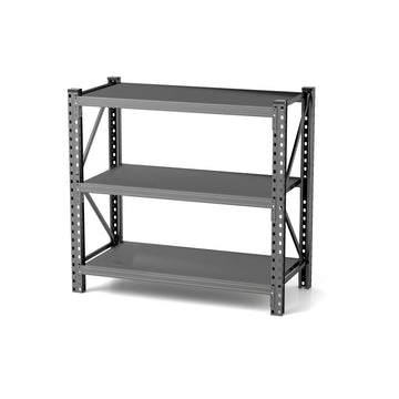 3-Tier Industrial Steel Shelving Rack 5000LBS 51.2''Wx23.6''Dx47.3''H