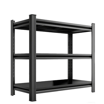 3-Tier Metal Storage Rack Adjustable Height 31.5''Hx39.37''Lx13.77''D