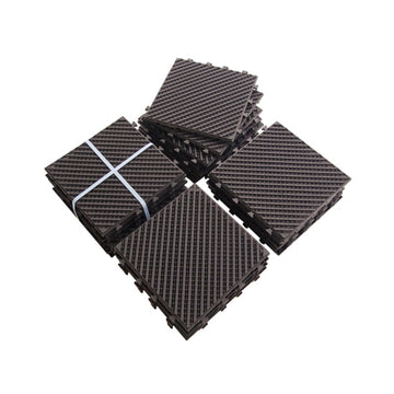 12''x12'' Interlocking Composite Deck Tiles, Pack of 44