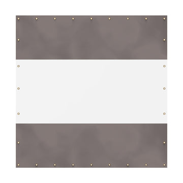 PVC Outdoor Curtain, 10'Hx10'W, Weather Resistant