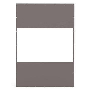 PVC Outdoor Panel Curtain, 10'Hx7'W, Weather Resistant for Patio