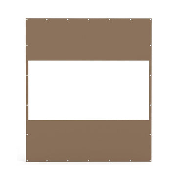 Heavy Duty Clear PVC Outdoor Curtain, 8'Hx7'W, Weather Resistant for Patio