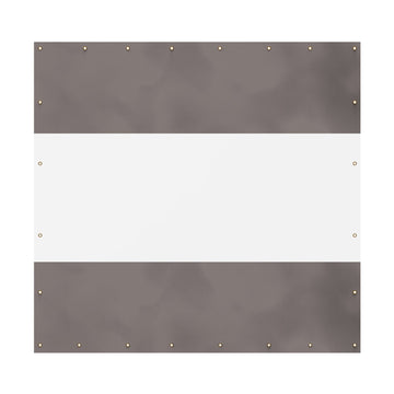 PVC Outdoor Curtain, 8'Hx8'W, Weather Resistant for Patio